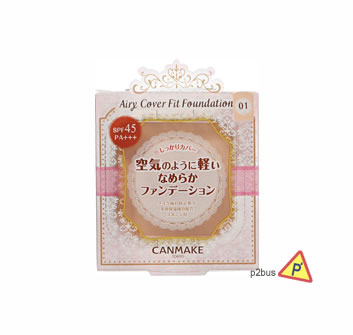 Canmake Airy Cover Fit Foundation #01 Light Beige