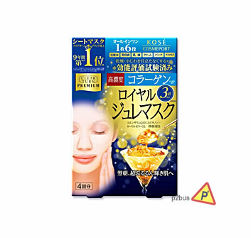 Kose Cosmeport Clear Turn Premium Royal Jelly Gel Mask #Collagen