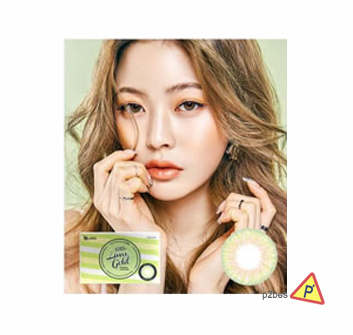 OLENS Lime Gold Monthly Color Contact Lenses