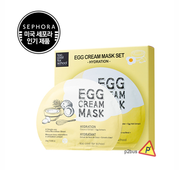 Too Cool For School Egg Cream Mask 5pcs