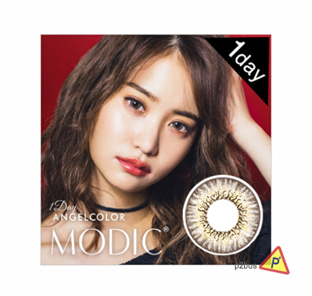 Angelcolor Modic Color Contact Lens (Daily Pale Brown)