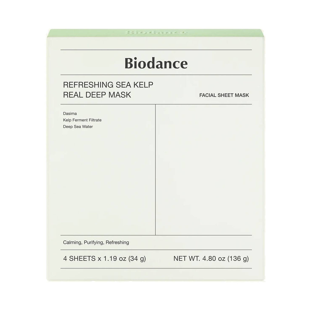 Refreshing Sea Kelp Real Deep Mask 4pcs