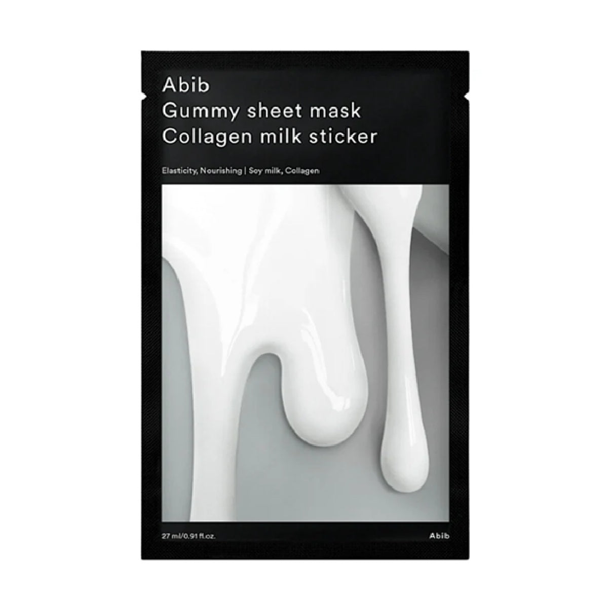 Gummy Sheet Mask Collagen Milk Sticker