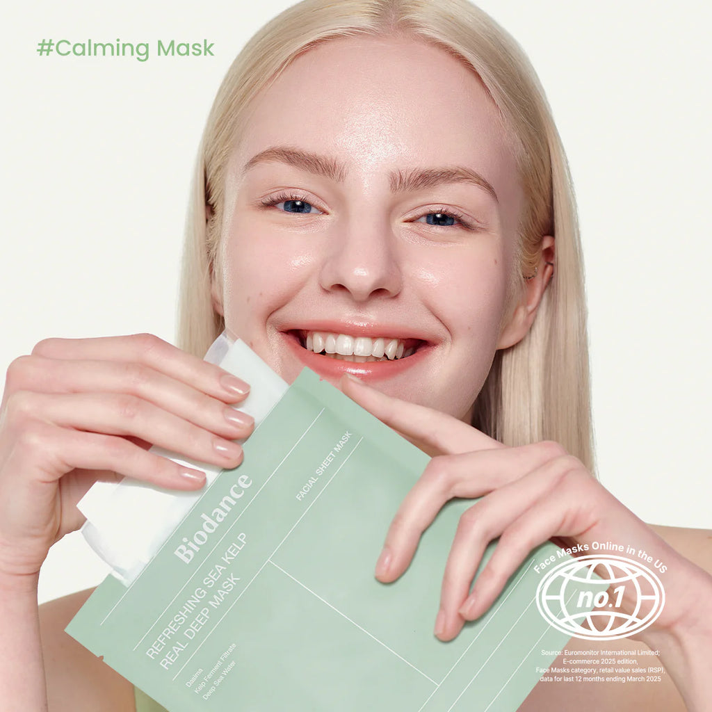 Refreshing Sea Kelp Real Deep Mask 4pcs