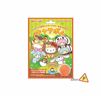 Sanrio Cartoon Beauty Bath Ball (Animal/ Orange Scent)