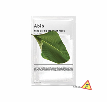 Abib Mild Acidic pH Sheet Mask (Heartleaf Fit)