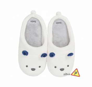 Carari Zooie Absorbent Soft Slippers (Polar Bear)