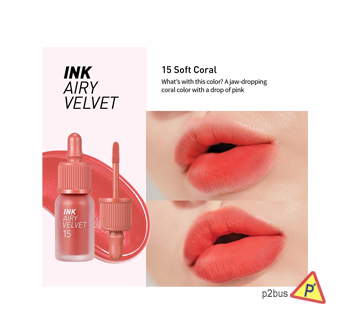 Peripera Ink Airy Velvet Lip Tint (15 Soft Coral)