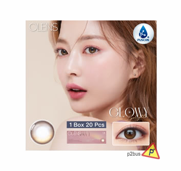 Olens Eyelighter Glowy 1 Day Color Contact Lenses (Brown)