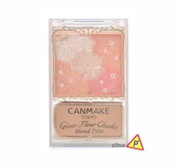 Canmake Glow Fleur Cheeks Blend Type (B01 Cotton Coral)