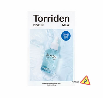 Torriden Dive-In Low Molecule Hyaluronic Acid Mask 1pc